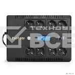 Источник бесперебойного питания ExeGate NEO Smart LHB-600.LCD.AVR.8SH.CH.USB <600VA/360W, LCD, AVR, 8*Schuko, USB, 4*USB-порта для зарядки, Black>, фото4