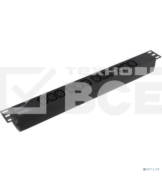 Блок розеток горизонтальный ExeGate ServerPro PDU-19H007 Al-12C13-C20, 19