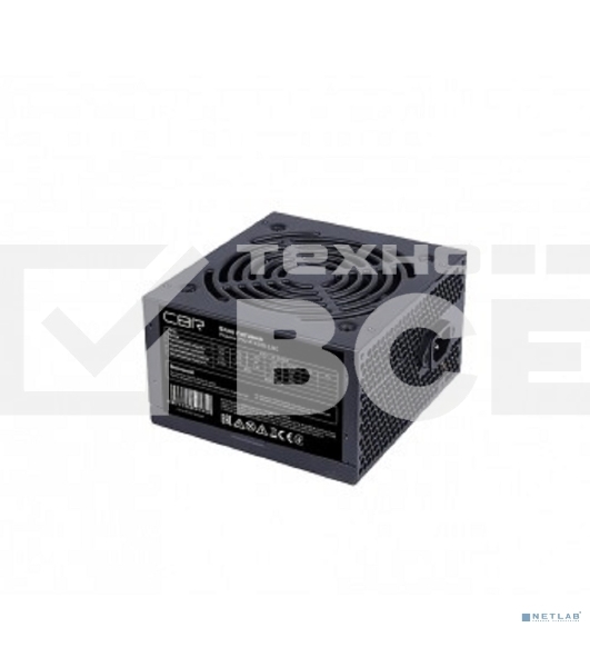 Блок питания CBR PSU-ATX500-12EC, 500Вт, 120мм, черный