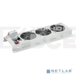 Вентиляторная панель с выключателем и термостатом ITK FM35-32M 3 модуля серая, фото 1