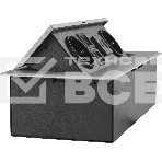Розетка Cactus CS-SOCKET-EU2-USBA/C-NET для столешницы серый, фото4