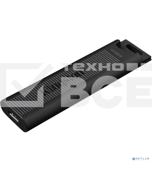 Флеш диск Kingston 512Gb DataTraveler Max <DTMAX/512GB>, USB3.2, up to 1000/900MBs черный