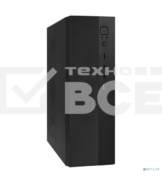 Компьютерный корпус Desktop ExeGate MI-301U-300 (mATX/mini-ITX, 1U-F300S 4см, 1*USB+1*USB3.0, аудио, черный)