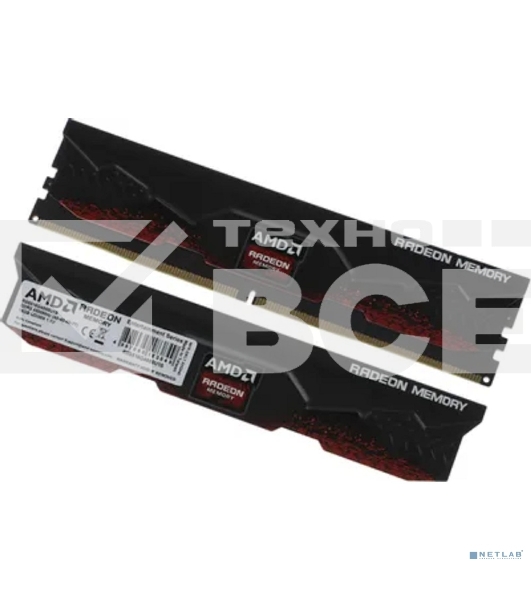 Оперативная память AMD Radeon R5, DDR5, 16GB (1x16GB), 4800MHz, CL40, DIMM, с радиатором, черный