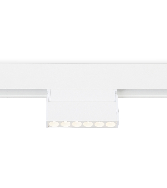 Светильник трековый светодиодный GL4038 WH белый IP20 6W 4200K 48V 24° 115*22*105