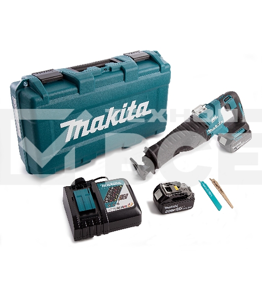 Ножовка Makita DJR187RTE 18В. 2х5АчLi-ion. 0-3000об\м. ход-32мм. рез-255мм