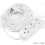 Удлинитель Smartbuy SBE-16-3-15-Z 3 гнезда 15 метров 16А/3,5 кВт с заземлением ПВС 3х1,0, фото 1