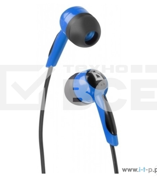 Наушники Defender Basic-604 синий кабель 1,1 м