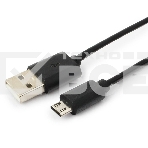 Кабель Cablexpert USB 2.0 Pro, AM/microBM 5P, 1.8м, витой, черный, пакет (CC-mUSB2C-AMBM-6), фото4