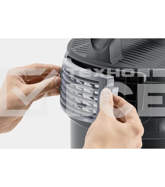 Пылесос Karcher AD 4 PREMIUM желтый/черный, 150/600 Вт, уборка сухая, пылесборник контейнер 17 л