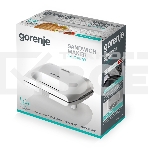 Сэндвичница Gorenje SM701GCW 700Вт белый, фото7