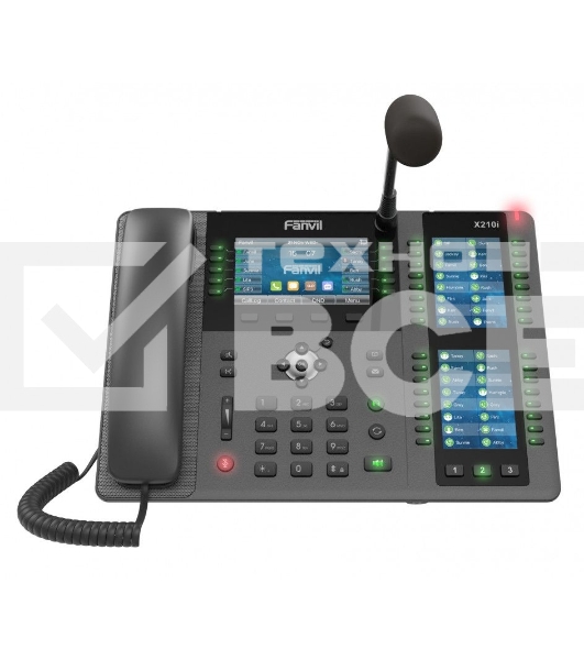 Телефон IP Fanvil X210i IP телефон 20 линий, внешний микрофон, цветной экран 4.3