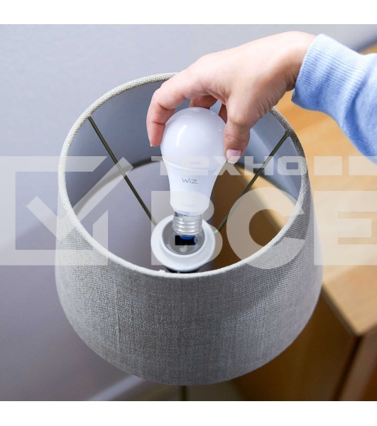 Лампа светодиодная WiZ Wi-Fi BLE 60W A60 E27 927 DIM1PF/6