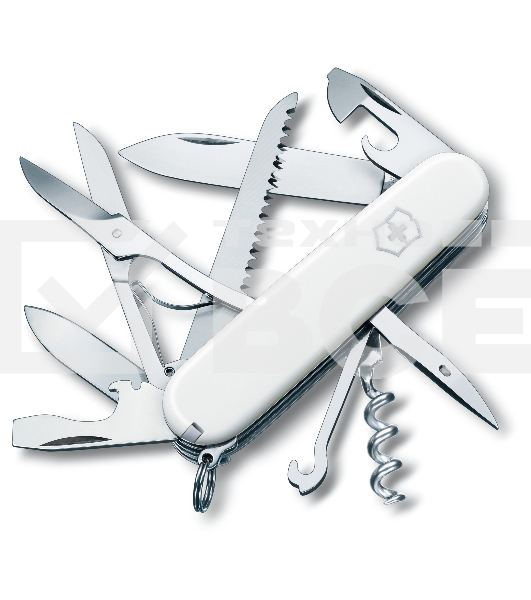 Нож перочинный Victorinox Huntsman (1.3713.7) 91мм 14функц. белый карт.коробка