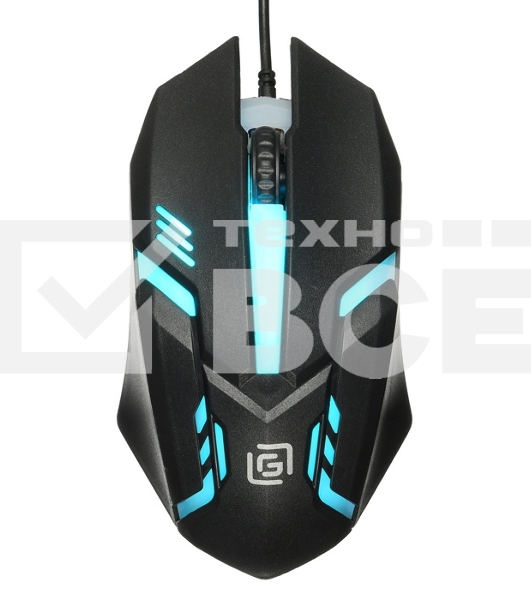 Мышь проводная Oklick 396M INSOMNIA черный, 1000 dpi, USB, кнопки - 3