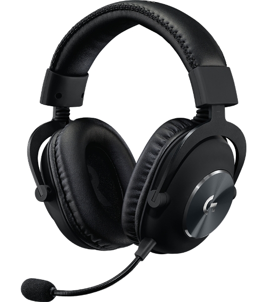 Гарнитура проводная с микрофоном Logitech Pro X LIGHTSPEED черный мониторные BT оголовье (981-000907)
