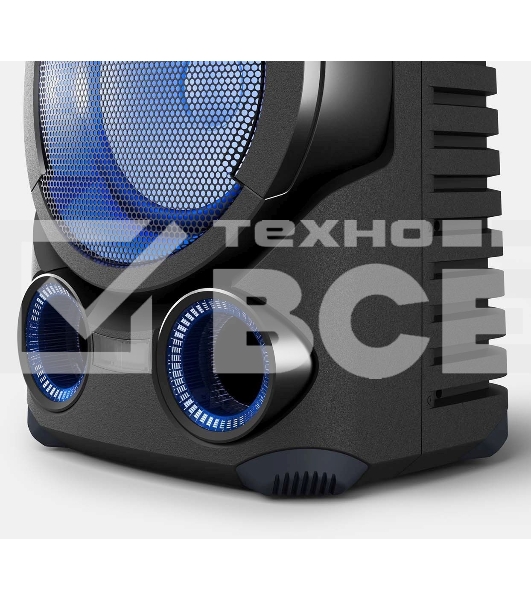 Минисистема Sony MHC-V73D черный CD CDRW DVD DVDRW FM USB BT