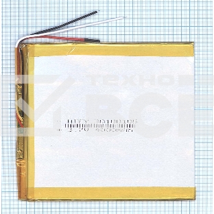 Аккумулятор Li-Pol (батарея) 3*100*105мм 3pin 3.7V/4000mAh