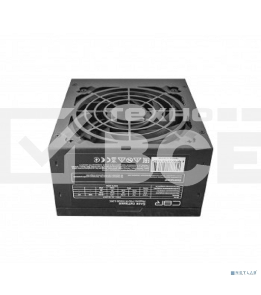 Блок питания CBR PSU-ATX500-12EC, 500Вт, 120мм, черный