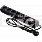 Сетевой фильтр Buro 600SH-16-1.8-B 1.8м (6 розеток) черный (коробка), фото7