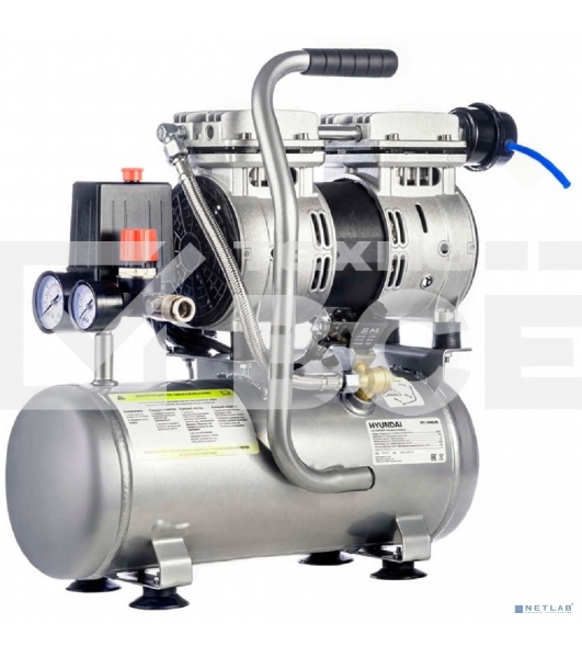 Компрессор поршневой безмасляный Hyundai HYC 14206LMS бесшумный.