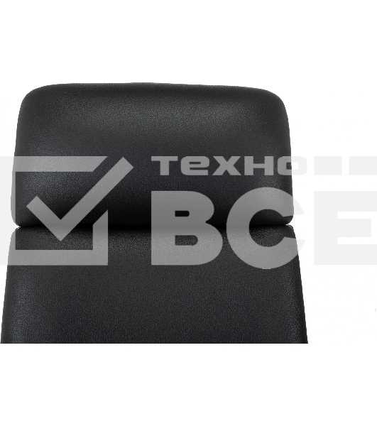 Кресло руководителя Бюрократ _VEGA черный кожа крестов. алюминий