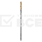 Сверло спиральное по металлу 4,5 х 126 мм, Р6М5, Golden Tip, удлиненное Denzel, фото3