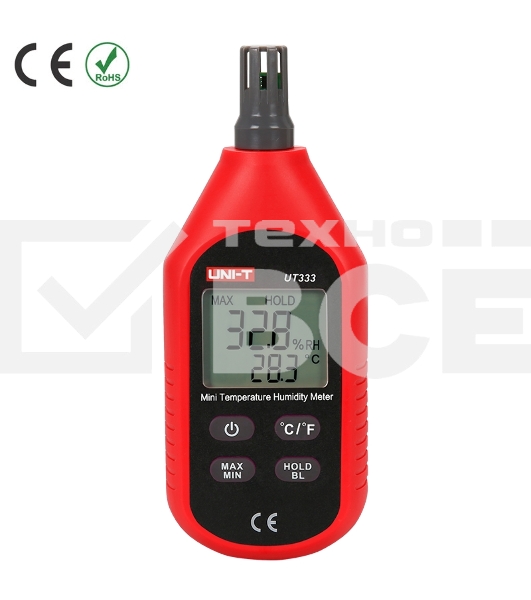 Измеритель температуры и влажности UT333 , -10 ~ 60C, 0 ~ 100%