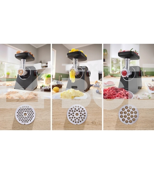 Мясорубка Bosch MFWS440B, 1900W, черный