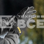 Перчатки универсальные Denzel 68090 двойные, работа с сенсорным экраном, размер 9, фото6