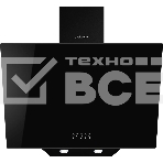 Наклонная вытяжка MONSHER ASTRA 50 Noir, ширина 50 см, отвод/рециркуляция, 700 м3/час, механическое кнопочное управление, 3 скорости, светодиодное освещение 2*1 Вт, металлические жироулавливающие фильтры, угольный фильтр KM 101 (опция), цвет: чёрный ПРОМО, фото2