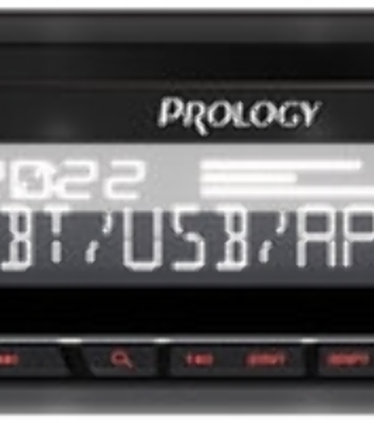 Автомагнитола Prology GT-200, 1 DIN, Bluetooth, USB Type-A, AUX, пульт ДУ