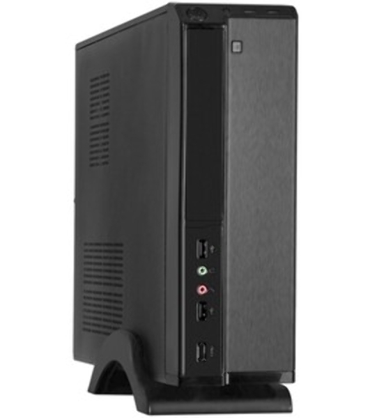 Компьютерный корпус ExeGate EX268688RUS Компьютерный корпус MiniITX ExeGate MI-207 Black, miniITX/mATX, (M300, 80мм), 2хUSB, Audio