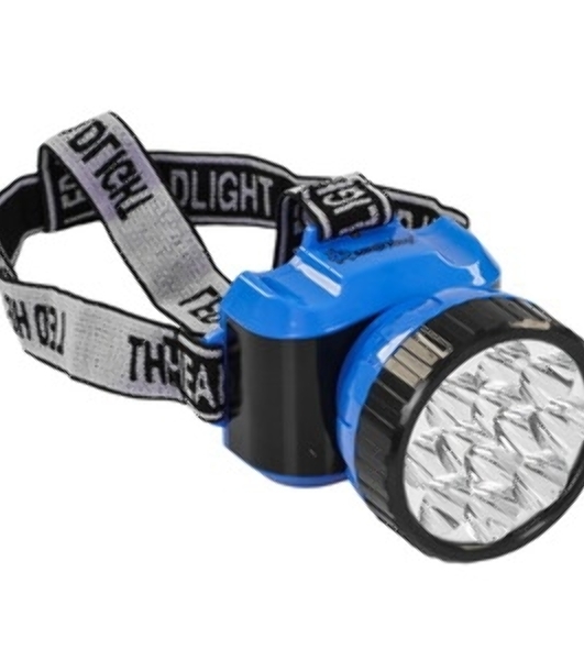 Аккумуляторный светодиодный налобный фонарь Smartbuy SBF-26-B 12 LED синий