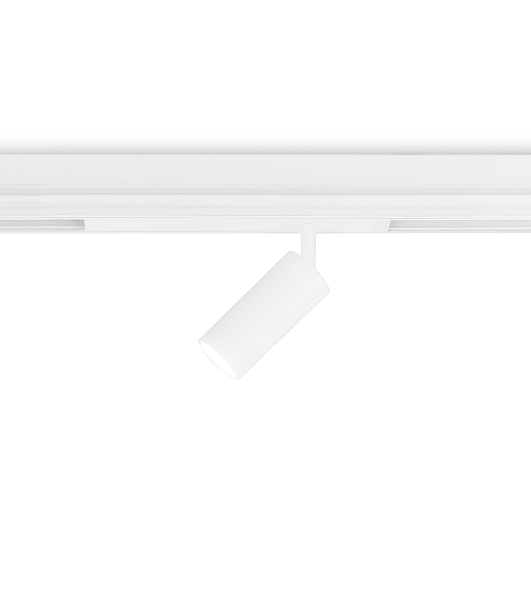 Управляемый светодиодный светильник для шинопровода Magnetic Ambrella light GL1211 WH белый IP20 12W 3000K-6400K 220V 36° D45*100 (Без ПДУ)