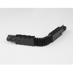 GL7176 BK черный матовый коннектор гибкий для однофазного шинопровода Standard 220V NEW 285*35*20, фото3