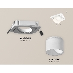 Комплект встраиваемого поворотного светильника Ambrella light XC7658085 SWH/FR белый песок/белый матовый MR16 GU5.3 (C7658, N7170), фото 1