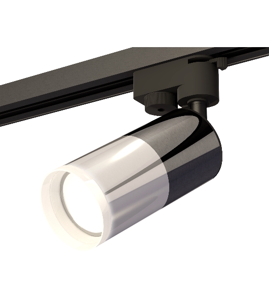 Светильник Ambrella light XT6305002 PSL/DCH/FR серебро полированное/черный хром/белый матовый MR16 GU5.3
