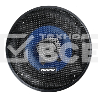 Колонки автомобильные Digma DCA-B502 200Вт 90дБ 4Ом 13см (5дюйм) (ком.:2кол.) коаксиальные двухполосные