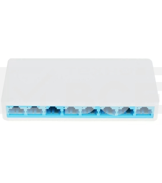 Коммутатор Mercusys MS108, 8 портов Ethernet 100 Мбит/с