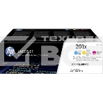 Картридж лазерный комплект HP 210X голубой/пурпурный/желтый (CF253XM) увеличенной емкости, фото6
