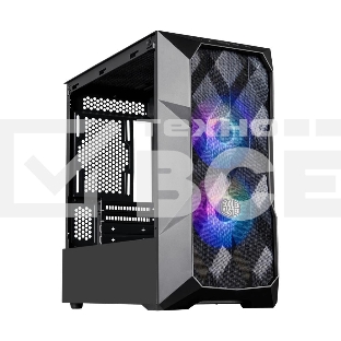 Компьютерный корпус Cooler Master MasterCase TD300 Mesh, USB3.0x2, 2x120ARGBFans, Black, mATX, w/o PSU