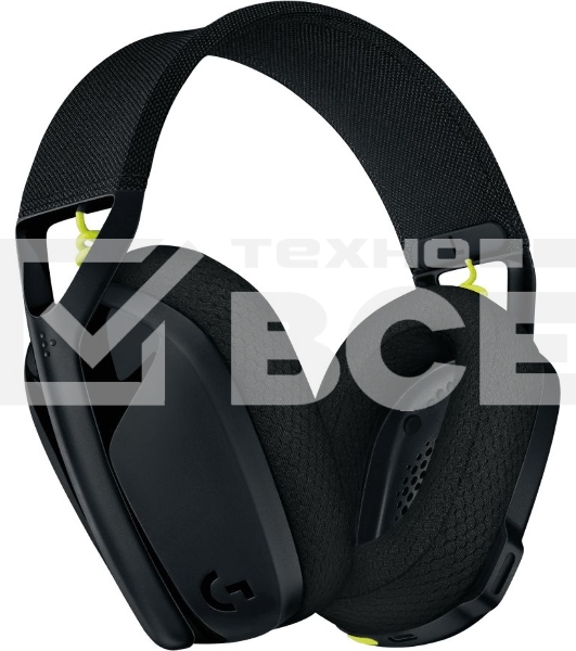 Наушники с микрофоном Logitech G435 черный/желтый накладные Radio оголовье (981-001050)