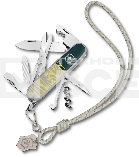 Нож перочинный Victorinox Companion New York Style (1.3909.E223) 91мм 16функц. зеленый с чехлом подар.коробка