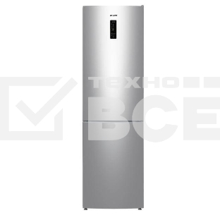 Холодильник Atlant ХМ-4624-181-NL серебристый двухкамерный 235/94л морозилка снизу, No Frost