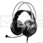 Наушники с микрофоном A4Tech Fstyler FH200U серый 2м накладные USB оголовье (FH200U GREY), фото2
