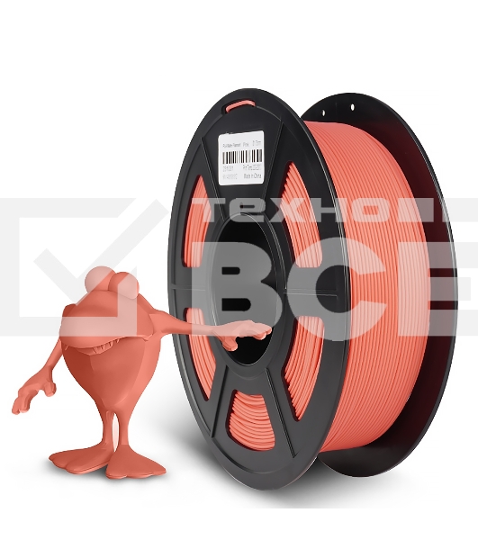 Филамент NVPrint PLA Matte Pink для 3D печати диаметр 1.75мм длина 330 метров масса 1 кг