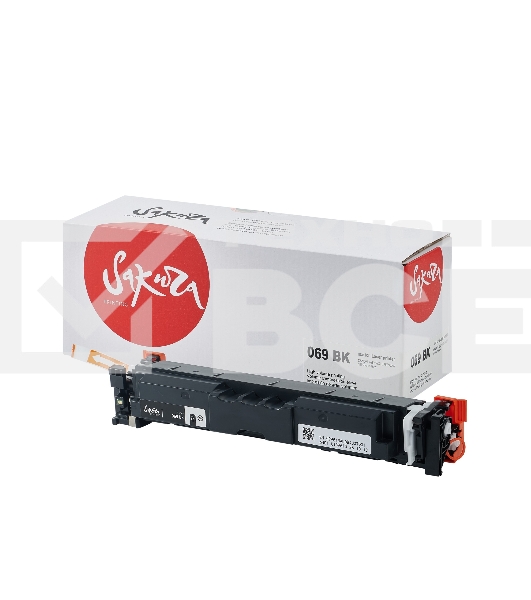 Картридж Sakura 069BK (5094C002) для Сanon, черный, 2100к.