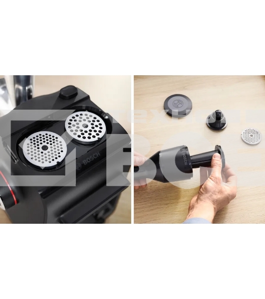Мясорубка Bosch MFWS440B, 1900W, черный