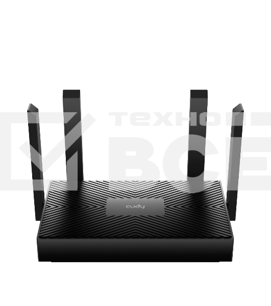 Роутер беспроводной Cudy WR1500 AX1500 10/100/1000 черный